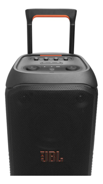 Parlante JBL PartyBox Stage 320 JBLPBSTAGE320AM portátil con bluetooth waterproof negra