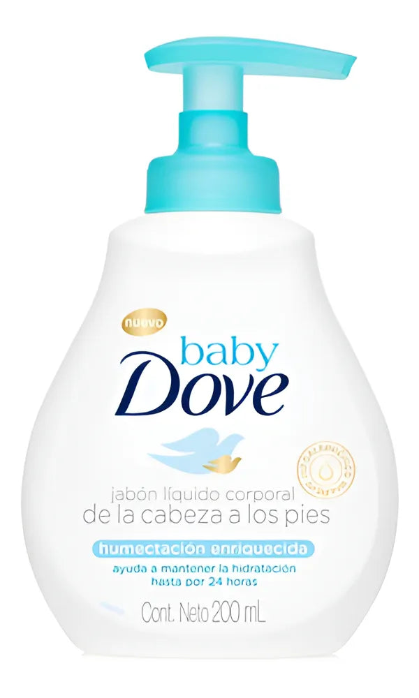 Dove Baby Sabonete líquido - Líquido - 200 mL - Unidad - 1