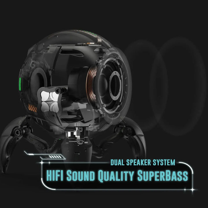 Gravastar Altavoces Bluetooth Mars Pro: Sonido Potente Y Luc