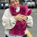 Peluche Oso Lotso Dormilón Acostado Grande 50cm Morado