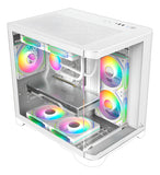 Chasis Gamer M-atx Iceberg Wave M Blanco X3 Fan Rgb