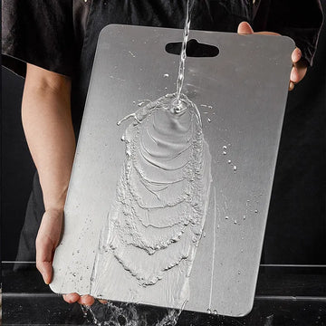 Tabla De Cocina Aleación Titanio Acero Inoxidable Sus 304 Lisa Plateado