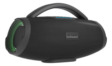 Parlante Bluetooth Tws Portatil Bafle Bateria Ipx5 Bowmann Color Negro