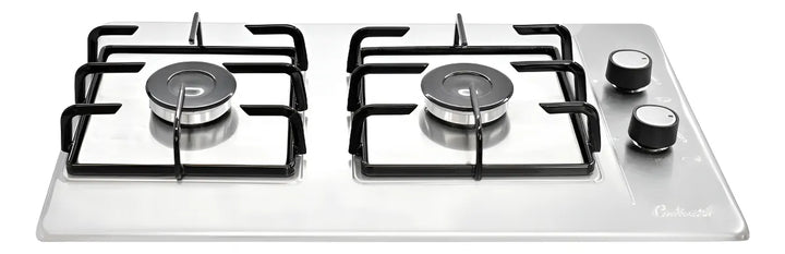 Estufa De Empotrar Acero Inoxidable 2pt Gas Natural 5432 Gris