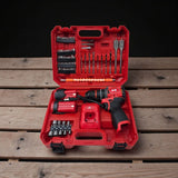 Taladro Drill Ta21rk Inalámbrico 2 Baterías 13mm -brushless Rojo 50hz/60hz