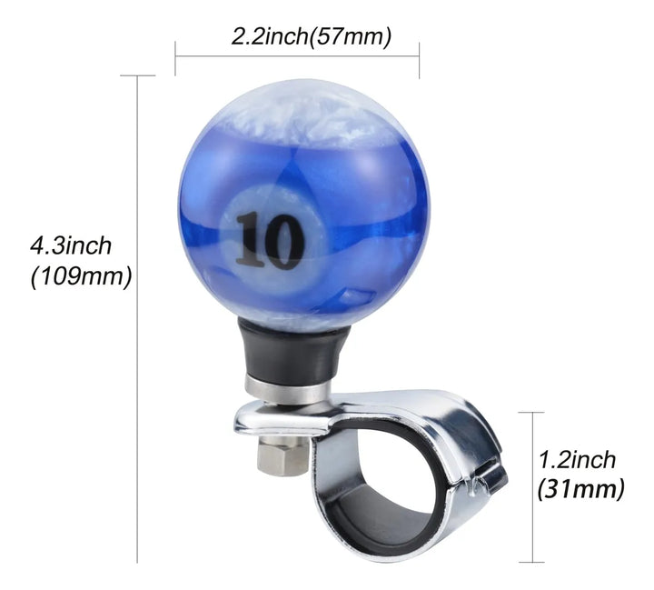 Arenbel Pomo Elevador De Volante De Billar Con 10 Ruedas Gir