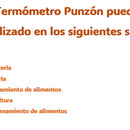 Termómetro Punzón Tp101 - Certificado Calibración