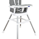 Silla Comedor Bebe 3 En 1 Lyra Happy Baby Color Gris Gris