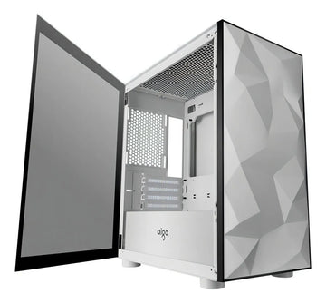 Armario Aigo Darkflash Dlm 21 con cristal lateral blanco para jugadores