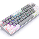 Teclado Bluetooth Redragon Fizz K616 Rgb Gris Blanco Español Idioma Español España