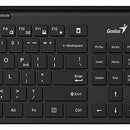 Combo Genius Teclado + Mouse Slimstar 8230 Wireless/bt Mouse Negro Teclado Negro