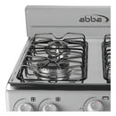 Estufa De Piso Con Horno Abba 4 Pts Gn Gris At 101-5n G