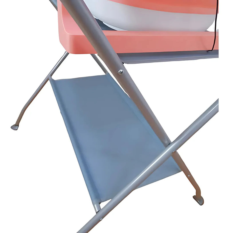 Soporte De Bañera Y Cambiador Gris Soporte De Bañera Y Cambiador