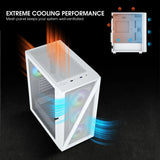 Vetroo M05 Micro Atx Carcasa Para Computadora Con Puerta