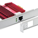 N Adaptador Pcie Tp-link Tx401 10 Gigabit Linux Windows