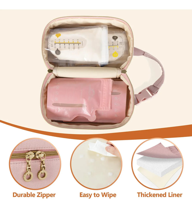 Damero Bolsa Enfriadora De Leche Materna Con 4 Bolsas De Hie