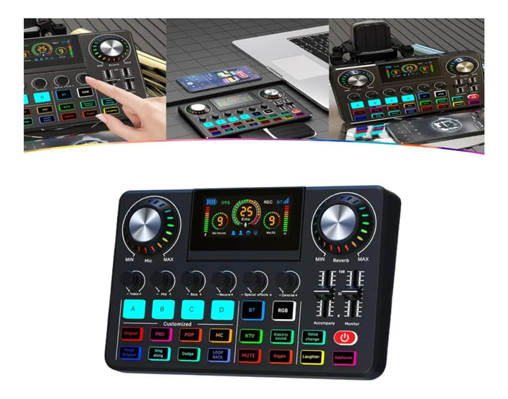 Audio Equipo De Sonido Tarjeta De Audio Mezclador Equipos Dj