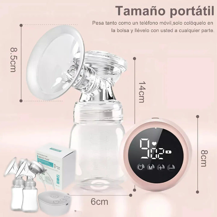 Extractor Doble Portatil Leche Materna Automatico Electrico