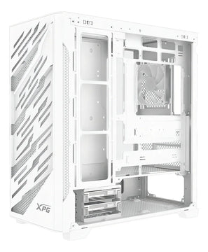 Gabinete Xpg Starker Air Btf Wh Cristal Templado Argb Led Color Blanco