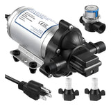 Bomba De Diafragma De Presion De Agua Industrial De 115 V, A