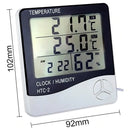 Reloj Termohigrometro Digital Sonda Temperatura Humedad Htc2