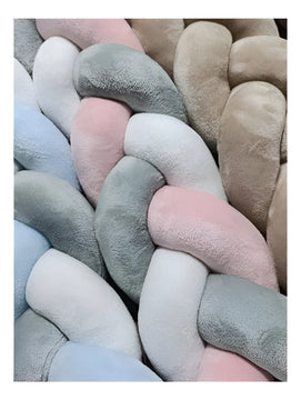 Bumper Trenza Cuna Bebé - 3 Hebras Bumper Trenza Cuna Bebé Babytrencitas Todos Los Colores