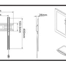 Soporte North Bayou D2-f De Pared - Tv/monitor De 32 A 55 Co Color Negro