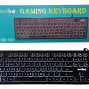 Teclado Gamer Usb Weibo Fc-560 Silencioso Con Luz Multimedia