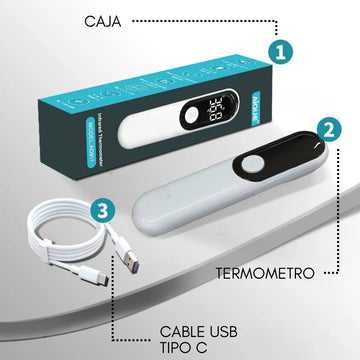 Termometro Digital Para Bebes Infrarrojo Recargable
