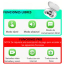 Auriculares Audifonos De Traduccion Simultanea De Idiomas Negro