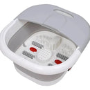 Tina Gris Spa Pies Plegable Burbuja Calor Y Luz Roja