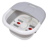 Tina Gris Spa Pies Plegable Burbuja Calor Y Luz Roja