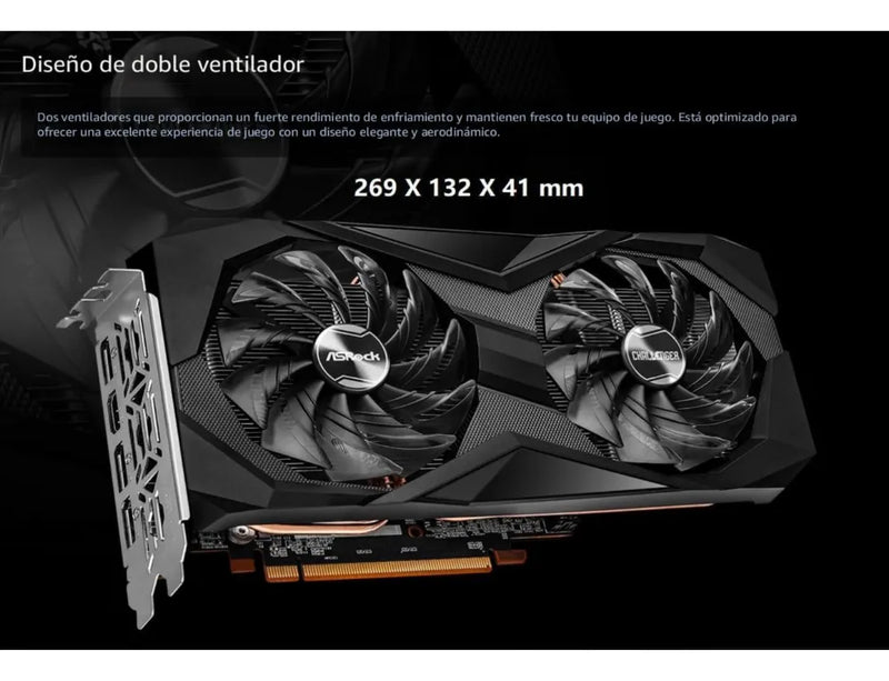 Tarjeta Grafica Radeon Rx 6600 Challenger D 8gb Gddr6