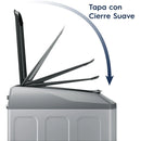 Lavadora Electrolux carga superior 16Kg premium care gris EWIX16F3ESG