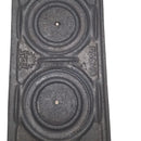 Plancha Para Estufa Leña 2 Puestos Gris Metalico