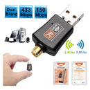Receptor Wifi 600mbs Doble Banda Tarjeta Usb Dual 2.4-5 Ghz