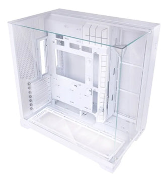 Chasis Lian Li O11 Vision Compact White + 3 Fan Tl 120mm Blanco
