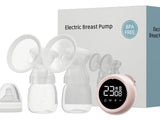 Extractor Doble De Leche Materna Pantalla Digital Eléctrico