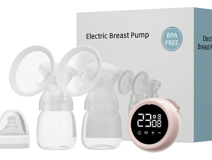 Extractor Doble De Leche Materna Pantalla Digital Eléctrico
