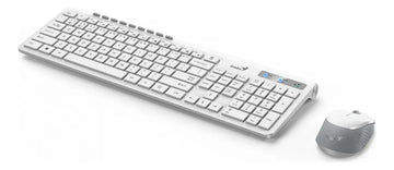 Combo Genius Inalambrico Bluetooth Slimstar 8230 Blanco