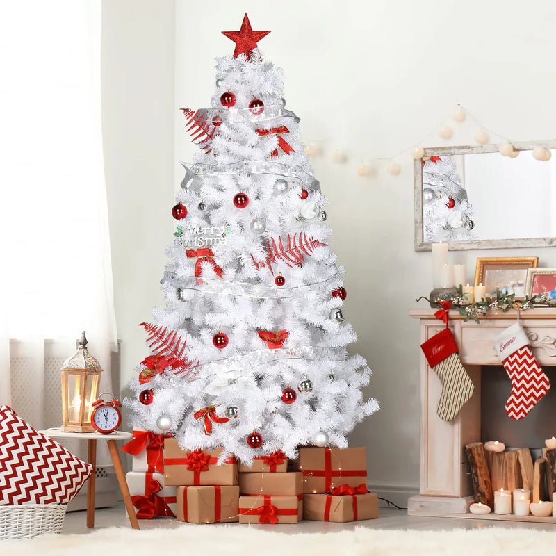 Vingli Arbol De Navidad Artificial Preiluminado De 6 Pies Co