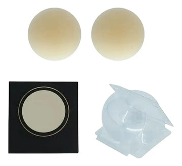 Cubre Pezón Tapa Senos Mujer Silicona Adhesivo Reutilizable Diseño 1 Grande