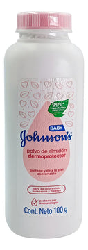 Polvo Johnsons Baby Dermoprotector 100g 100 Gramos