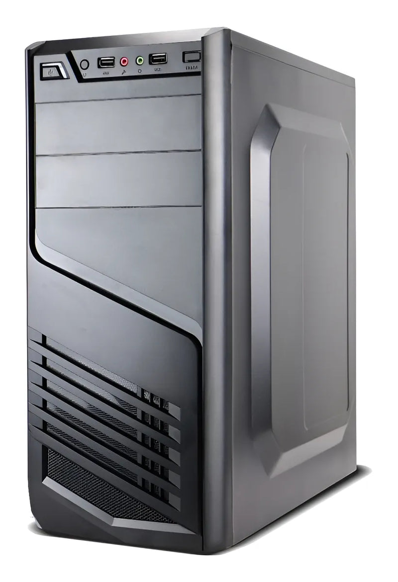 Chasis Mini Atx Xtech Xtq200 Con Fuente Genérica 600w Color Negro
