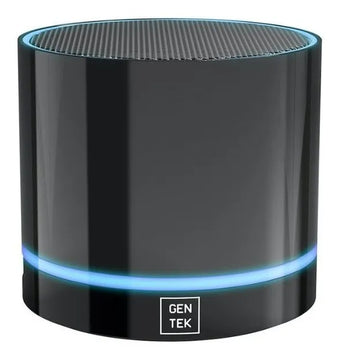 Parlantes Gentek Tws 3w Luz Led 2 Piezas Color Negro