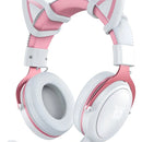 Audifonos Gamer Onikuma X10 Orejas Blancos Con Rosado Rgb Color Blanco
