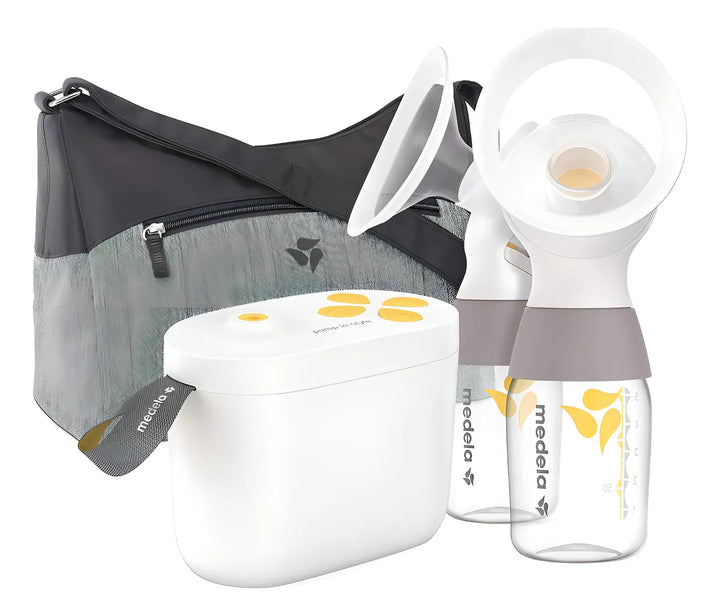 Extractor Leche Materna Medela Doble Eléctrico Pilas Maxflow