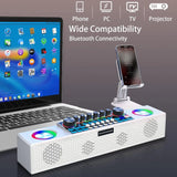 Altavoz Inalámbrico Karaoke Con Tarjeta De Sonido Microfono Negro