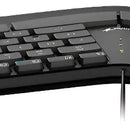 Teclado Genius Ergo Kb-700 Teclado Negro Idioma Español Latinoamérica