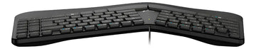 Teclado Genius Ergo Kb-700 Teclado Negro Idioma Español Latinoamérica